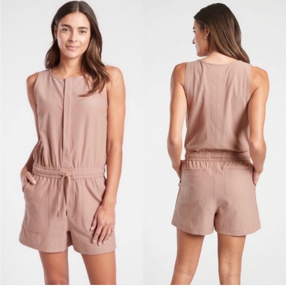 Athleta Pants - Athleta Farallon romper in mocha